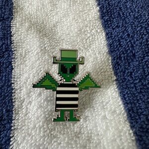 Crypto Green Alien Enamel Pin